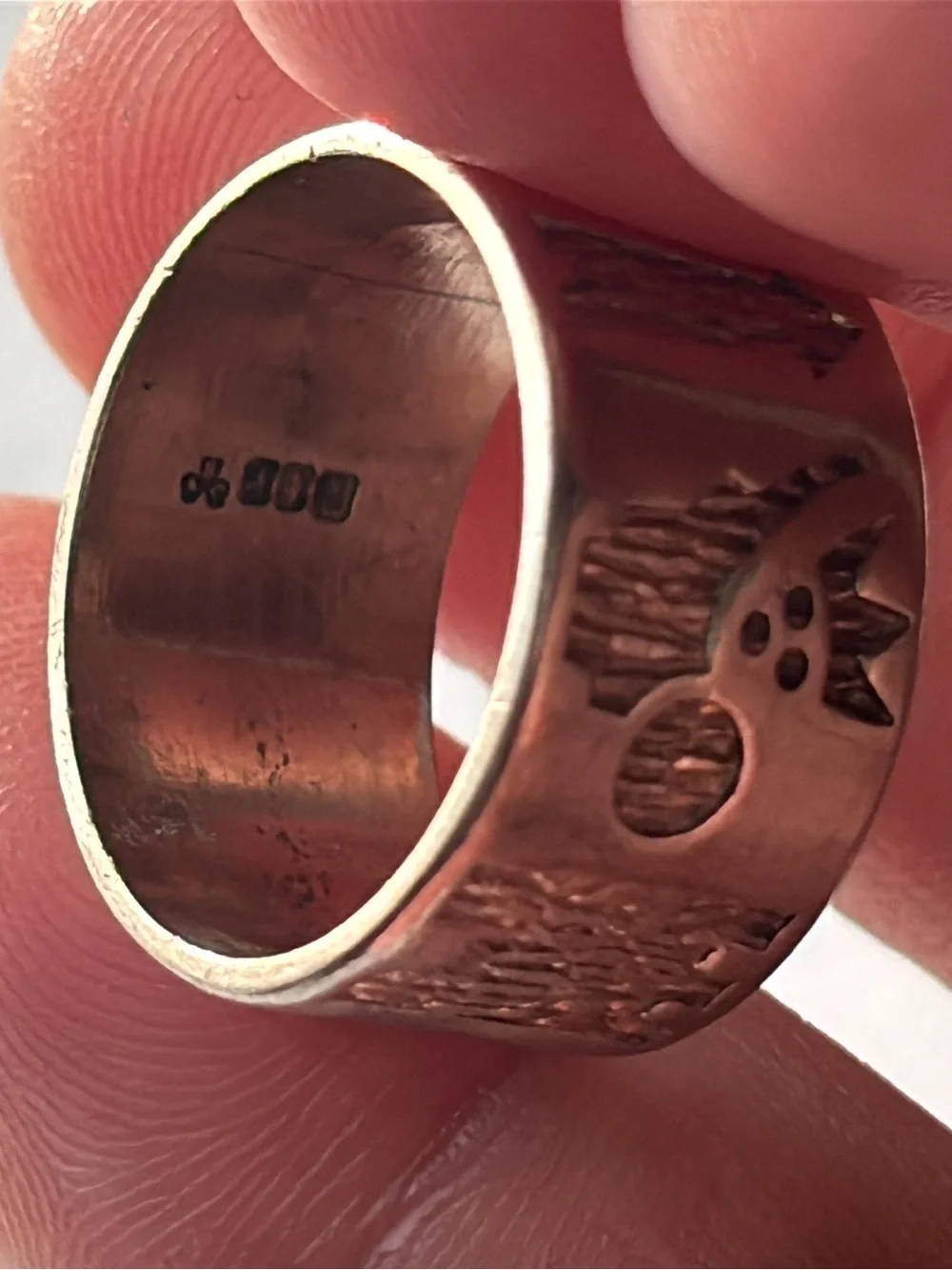 Sterling Silver Story Telling History of Ireland Band Ring